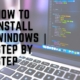 how to install windows step by step